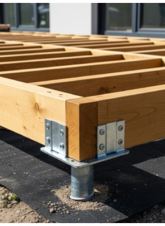 Как правильно монтировать лаги и сваи из лиственницы